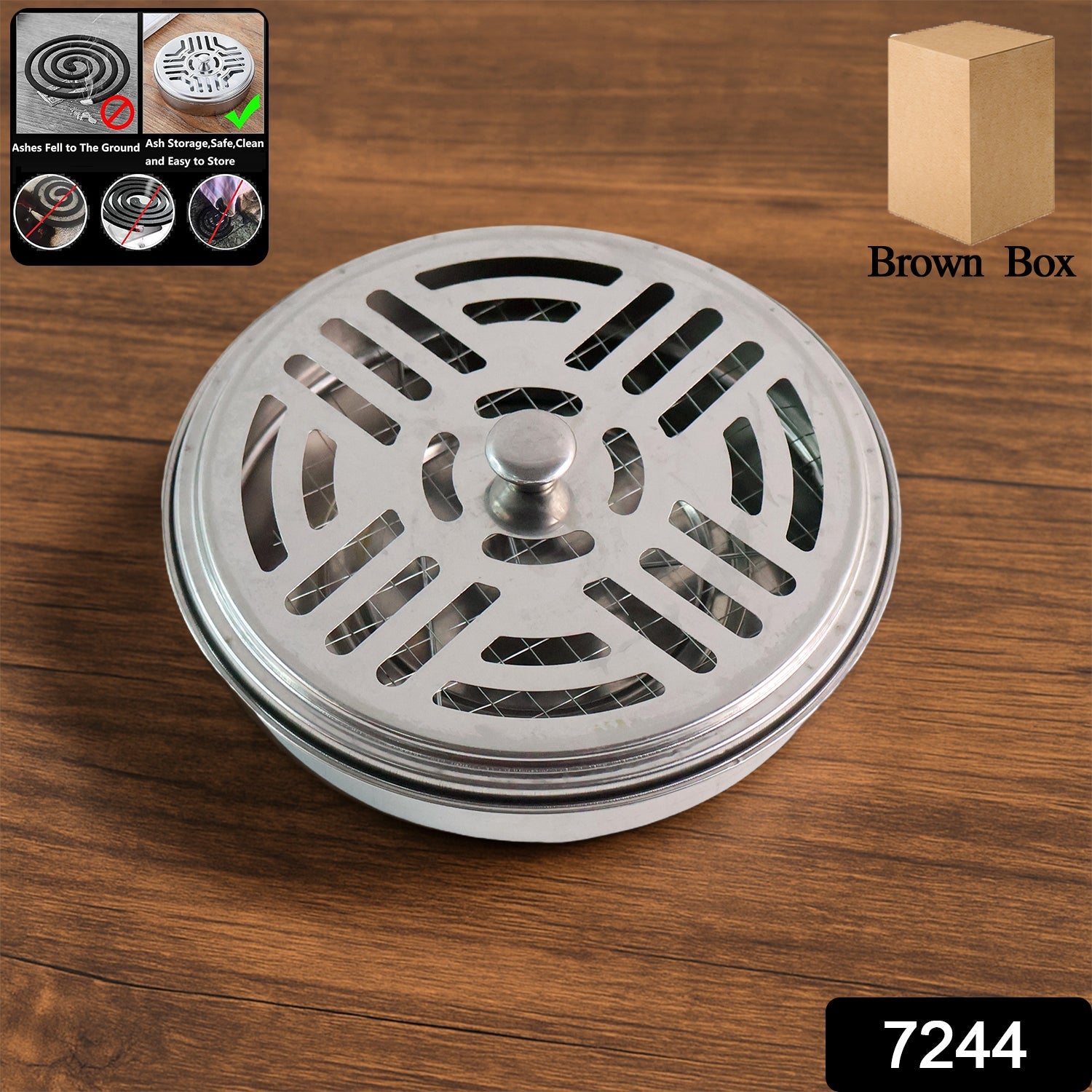 Decorative Mosquito Coil Holder Mosquito Coil Container, Incense Holder Safe Burning Coil Tray for Home Patio Pool Side Outdoor, Metal Tray Decorative Mosquito Coil Holder Mosquito Coil Container, Incense Holder Safe Burning Coil Tray for Home Patio Pool Side Outdoor, Metal Tray